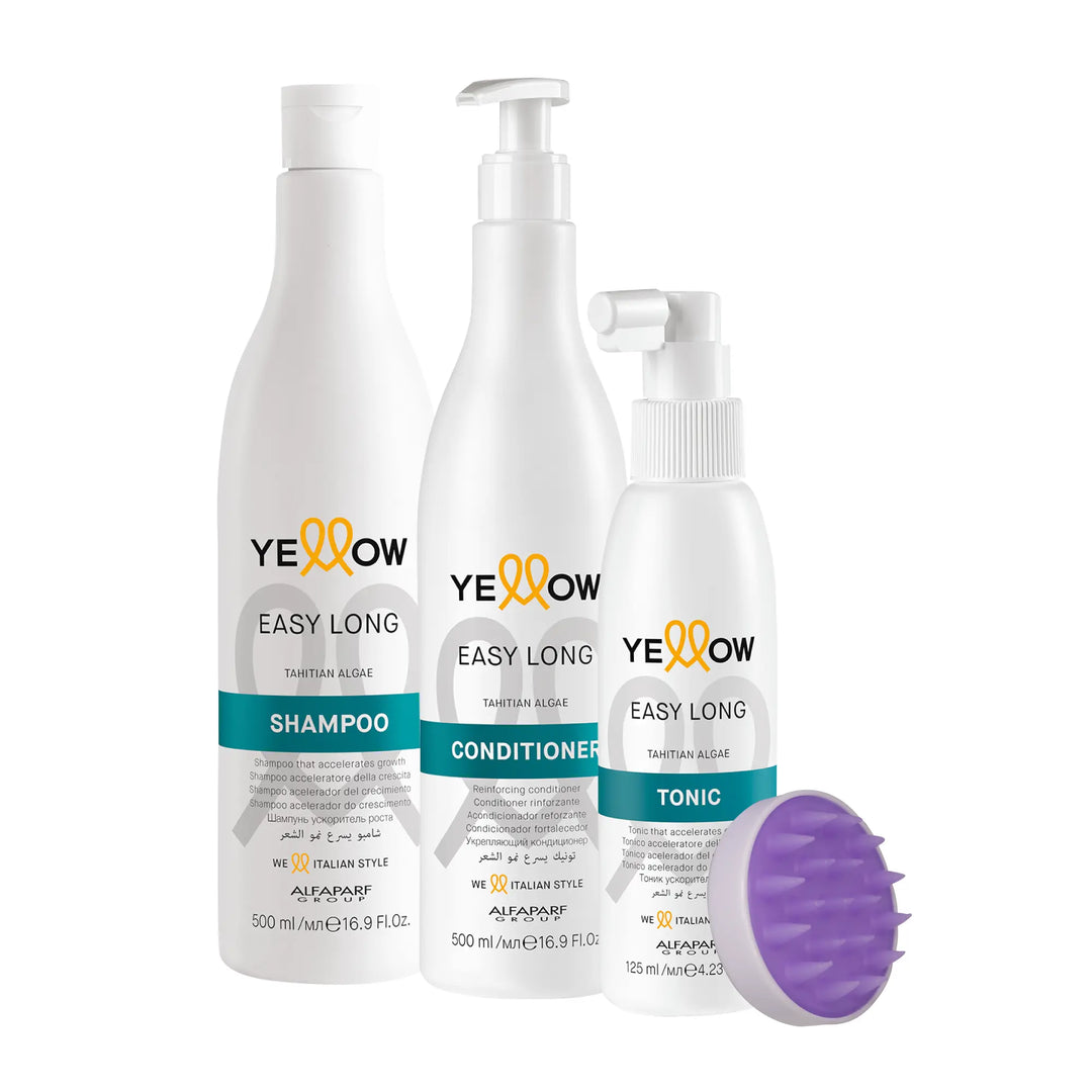 Kit Yellow Easy Long Shampoo + Acondicionador + Tonico Yellow