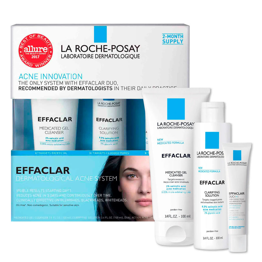 Kit Roche Posay Tratamiento De Acné Dermatológico Effaclar La Roche Posay