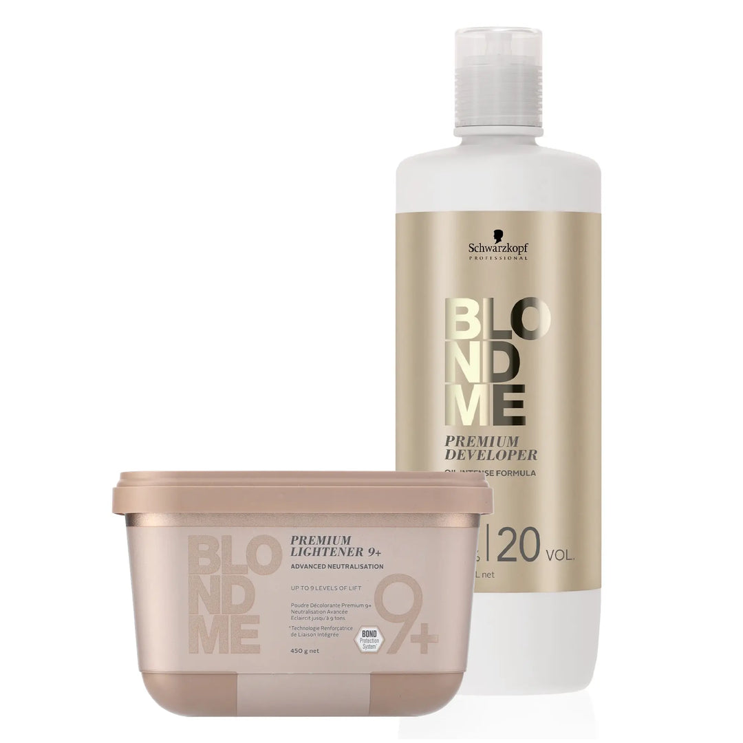 Kit Blondme Decolorante 450gr y Oxidante 1000mL Schwarzkopf Professional