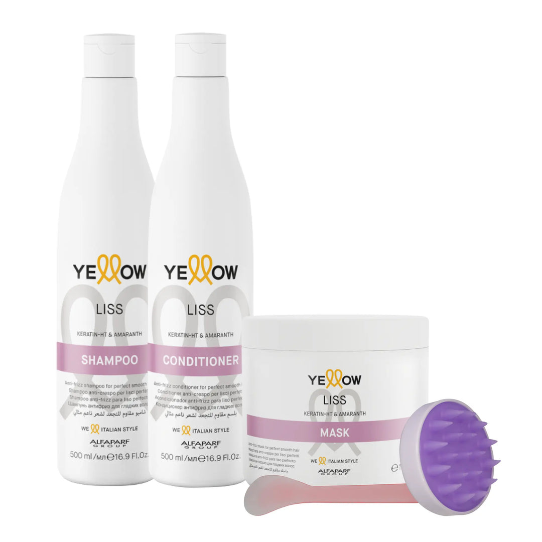 Kit Yellow Liss Therapy Shampoo + Acondicionador + Mascarilla Yellow