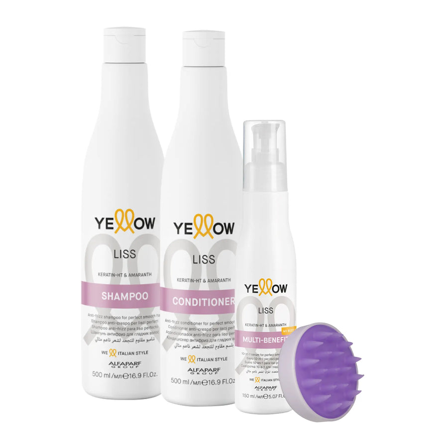 Kit Yellow Liss Therapy Shampoo + Acondicionador + Multi-Benefit Yellow