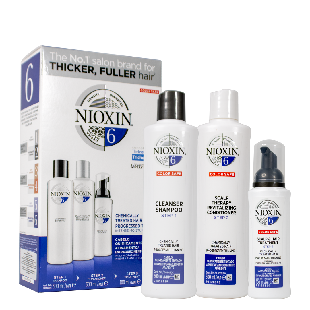 Kit Nioxin #6 para Cabello Químicamente Tratado Nioxin