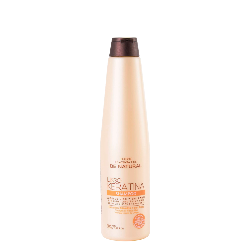 Be Natural Shampoo Liso Keratina 350ml Magic Mechas