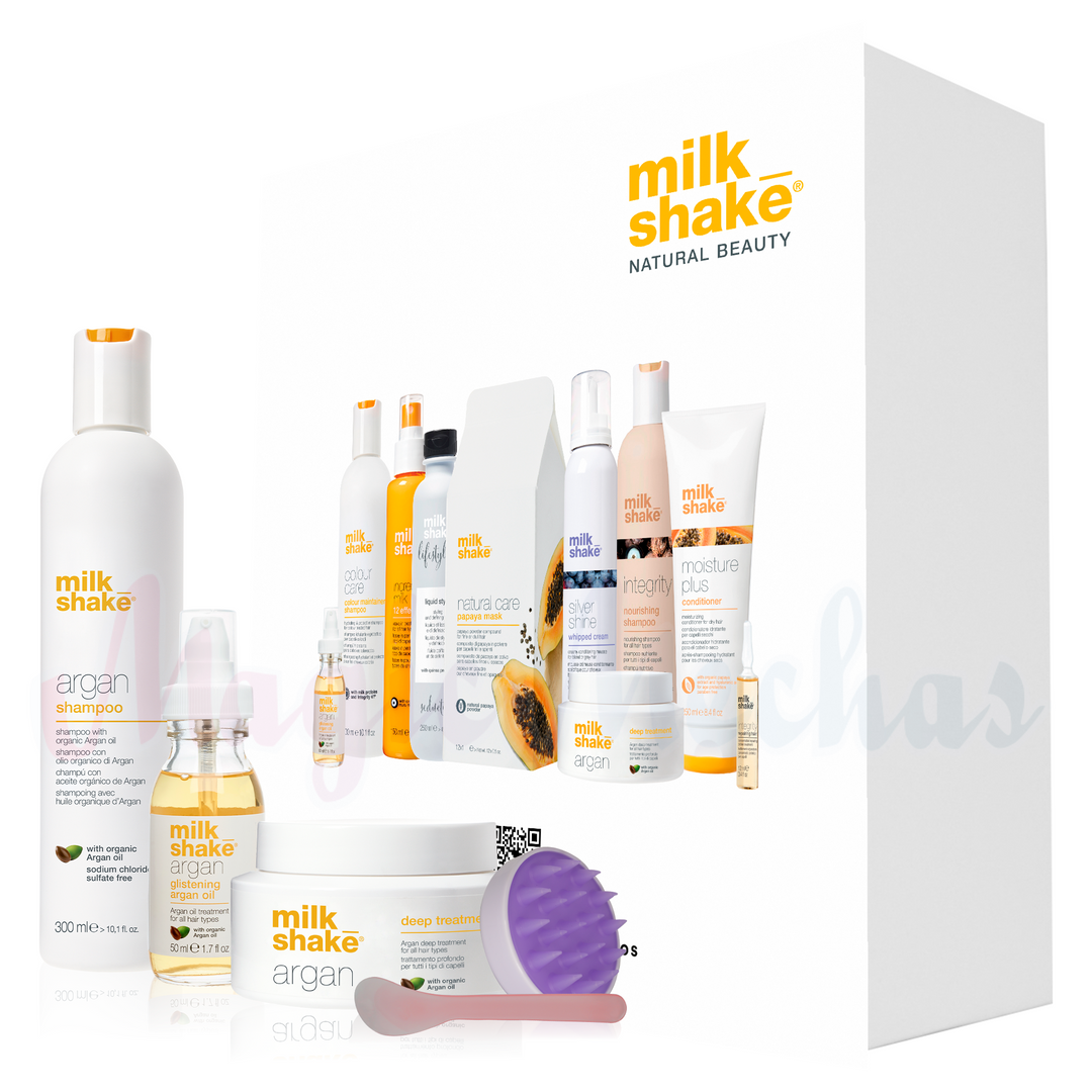 Kit Milk Shake Argán Shampoo + Mascarilla + Aceite. Milk Shake