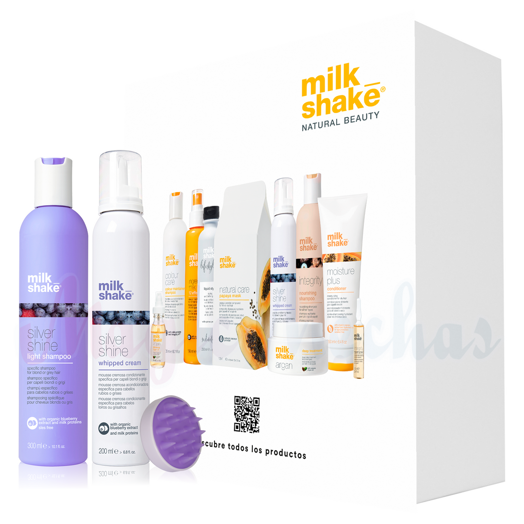 Kit Milk Shake Silver Shine Shampoo Light + Whipped. Milk Shake