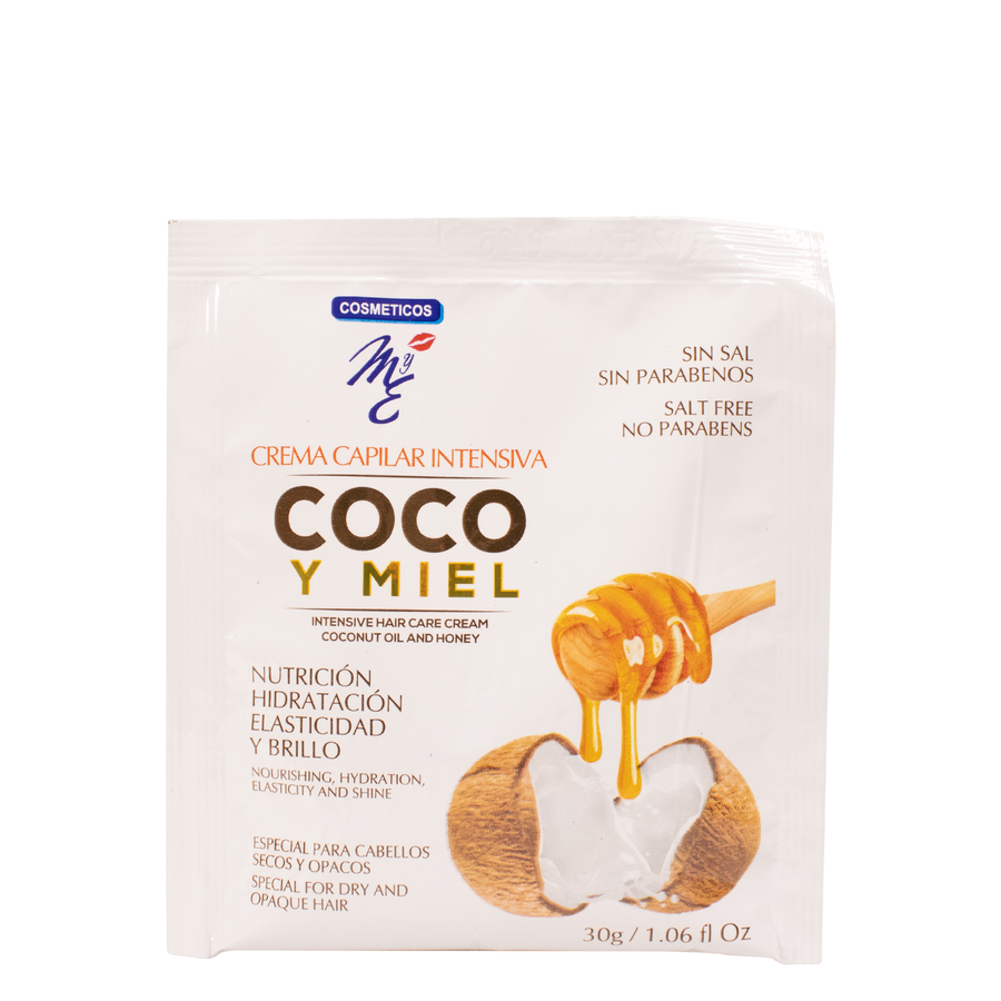 MyE Crema Capilar Intensiva Coco y Miel 30g MYE