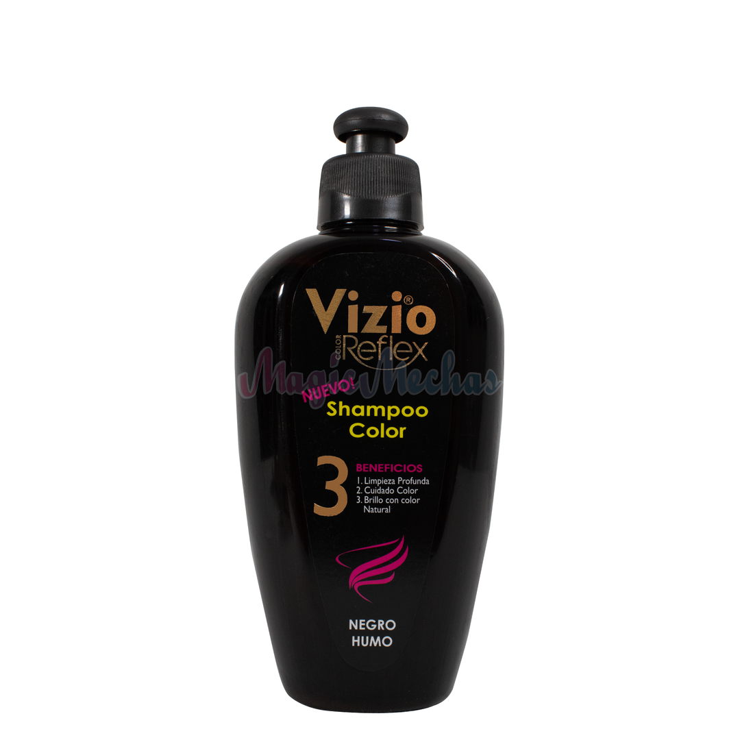Meicys Vizio Shampoo Color Negro Humo 320ml Meicys