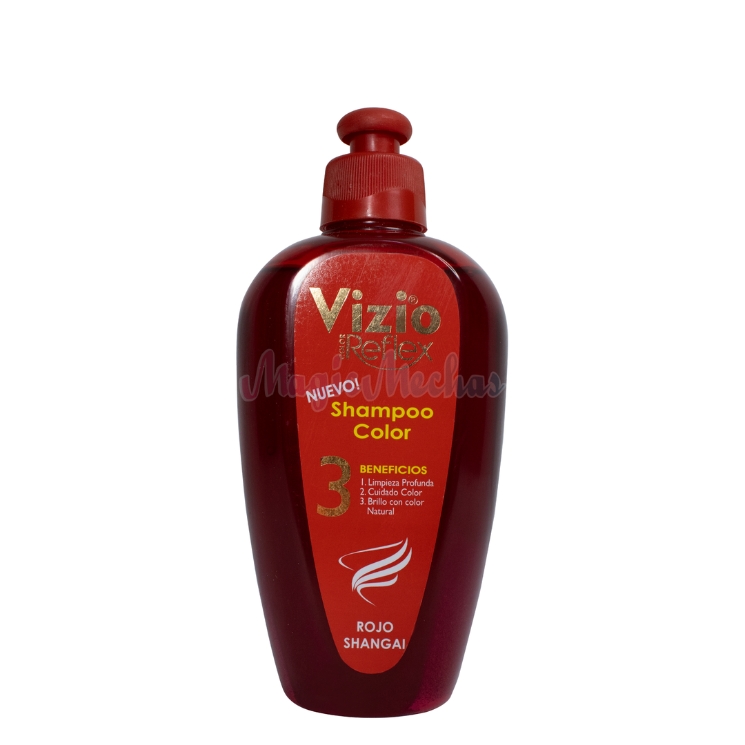 Meicys Vizio Shampoo Color Rojo Shangai 320ml Meicys