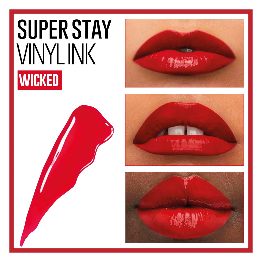 Labial Maybelline Super Stay Vinyl Ink #50 Wicked Maybelline