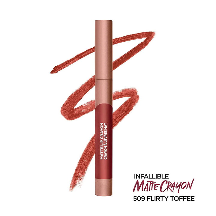 Crayon Matte lip 509 Flirty Toffee 1.3gr - Magic Mechas
