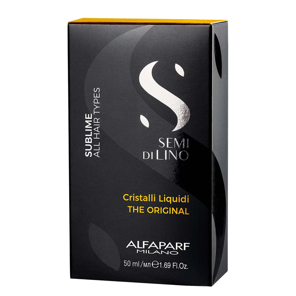 Alfaparf Semi Di Lino Sublime All Hair Types Cristalli Liquidi Óleo Capilar 50mL - Magic Mechas