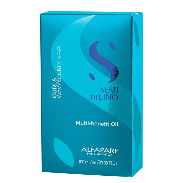 Alfaparf Semi Di Lino Curls Wavy&Curly Hair Multi-Benefit Oil 100mL - Magic Mechas