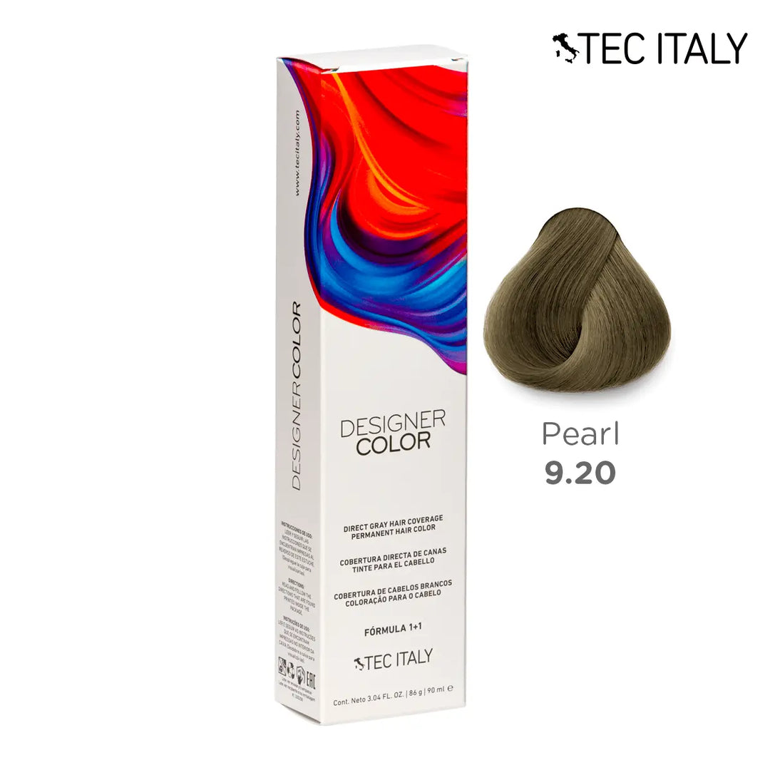 Tinte Tec Italy Designer Color 9.20 Rubio Clarísimo Dorado Nacarado Intenso - Magic Mechas