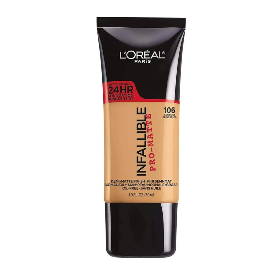 Base Loreal Infallible  106 Sun Beige - Magic Mechas