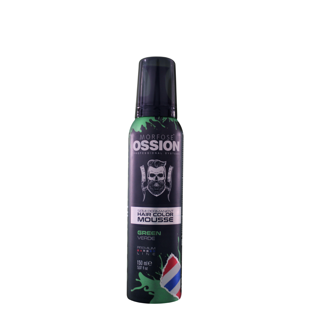 Morfose Ossion Color In Foam Semi Permanent Hair Color Mousse Verde 150ml Morfose