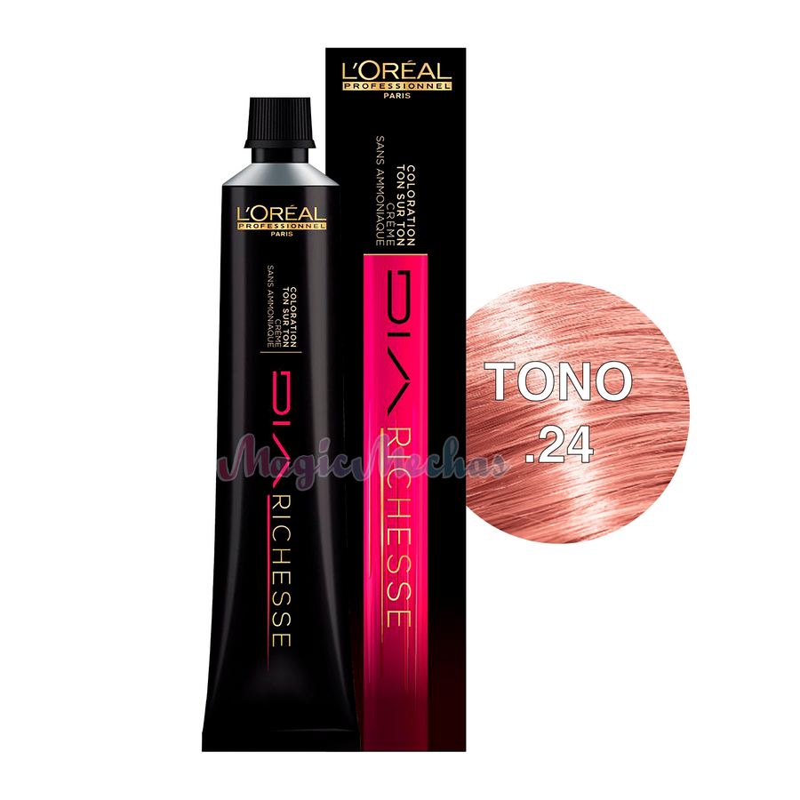 Loreal Dia Richesse Tinte Tono .24 Rose Gold 60ml. Loreal Profesional