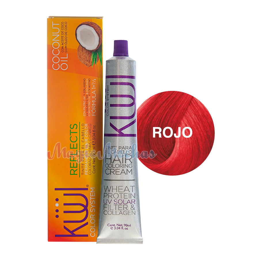 Tinte Kuul Reflects Rojo 90ml. Kuul