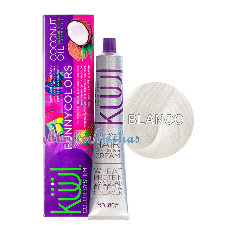 Tinte Kuul Funny Colors Blanco 90ml Kuul