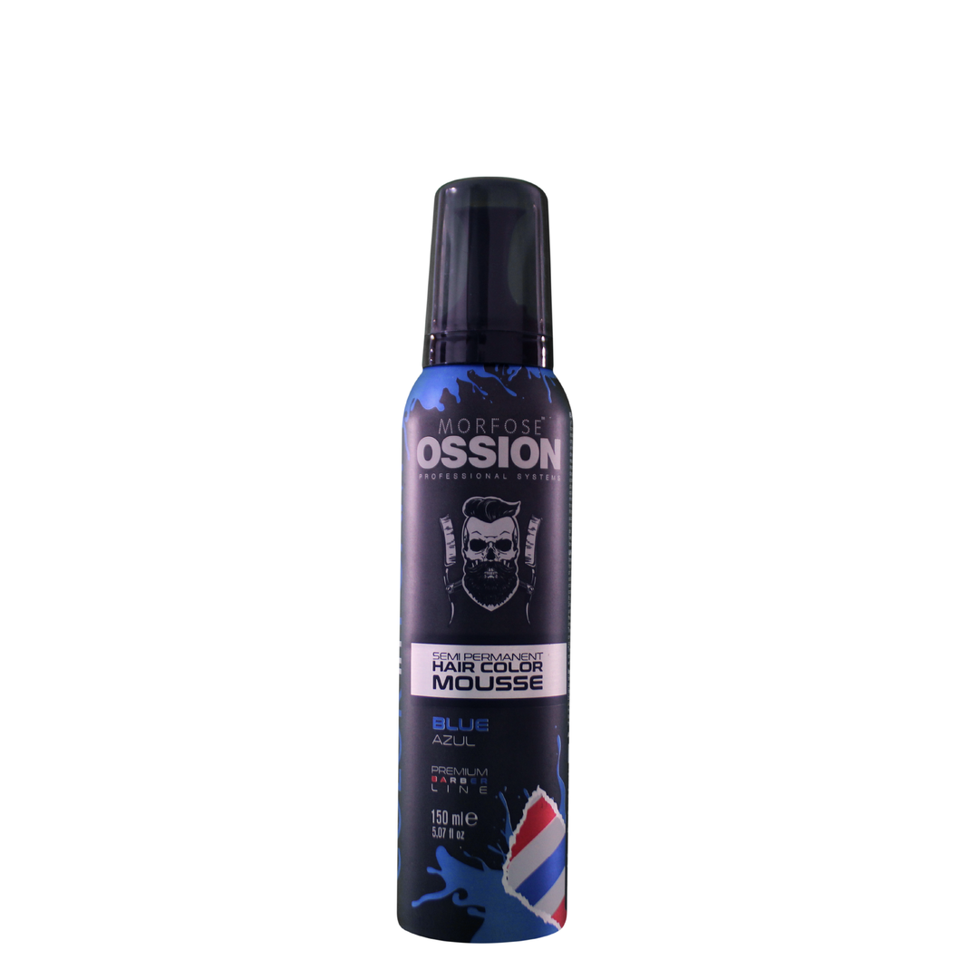 Morfose Ossion Color In Foam Semi Permanent Hair Color Mousse Azul 150ml Morfose