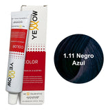 Yellow Tono 1.11 Negro Azul 60mL - Magic Mechas