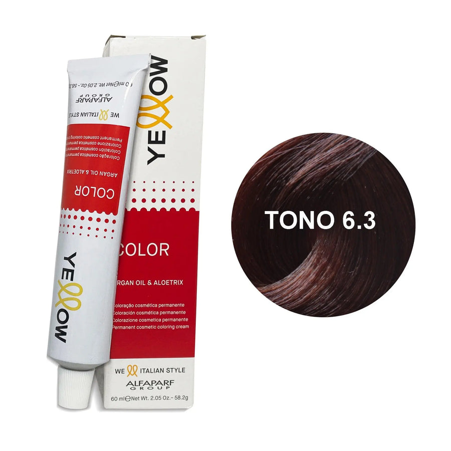 Yellow Tono 6.3 Rubio Oscuro Dorado 60mL - Magic Mechas