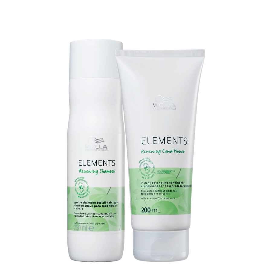 Wella Elements Renewing Shampoo + Acondicionador Wella