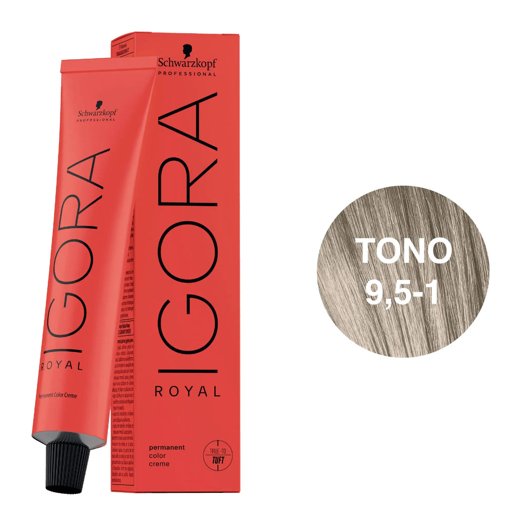 Igora Royal Tono 9,5-1 Pastel Perla 60mL - Magic Mechas