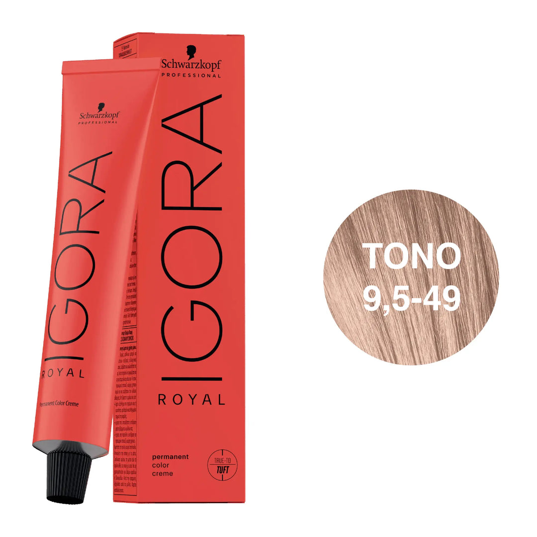 Igora Royal Tono 9,5-49 Pastel Nude 60mL - Magic Mechas