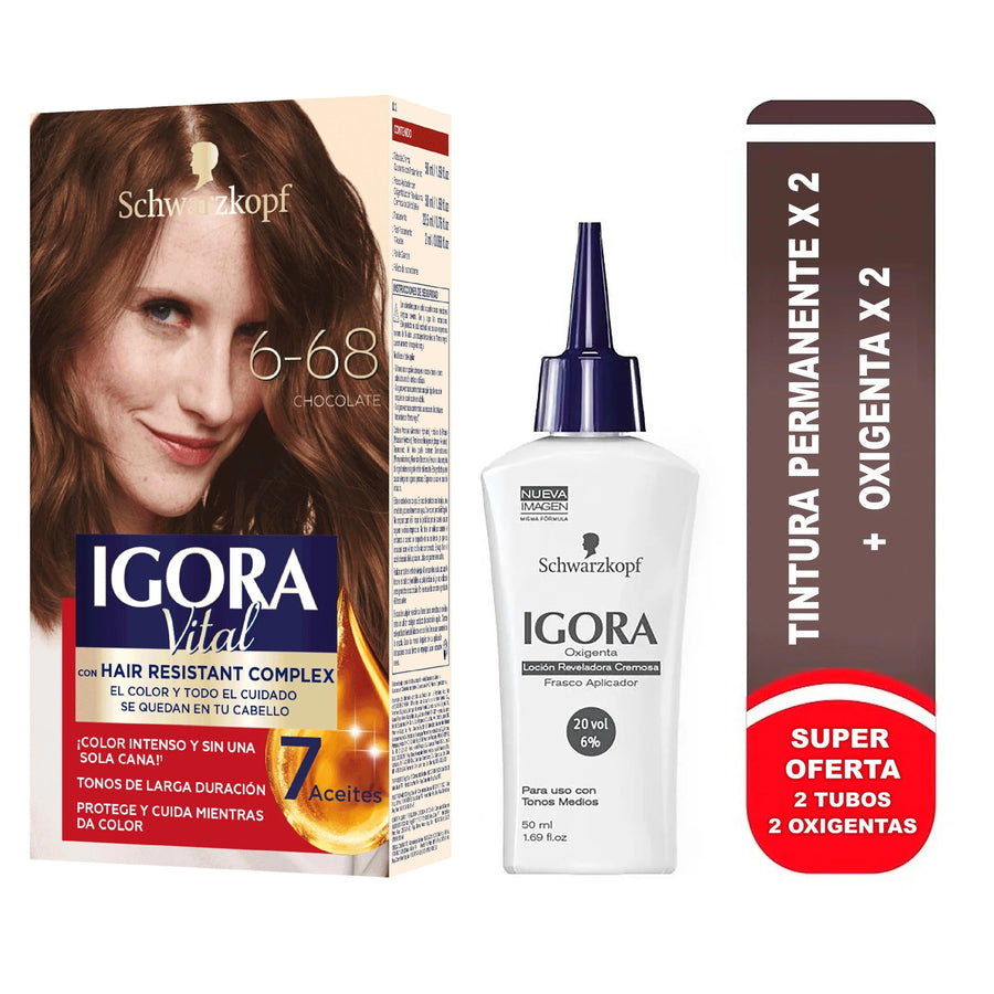 Igora Vital Tinte Doble Tubo 6-68 Chocolate - Magic Mechas