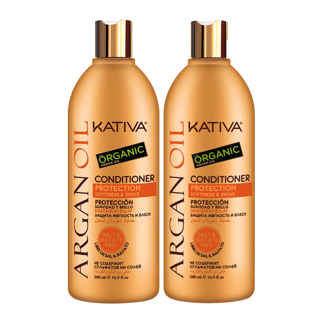 KIt Kativa Argan Oil Shampoo + Acondicionador 500ml - Magic Mechas