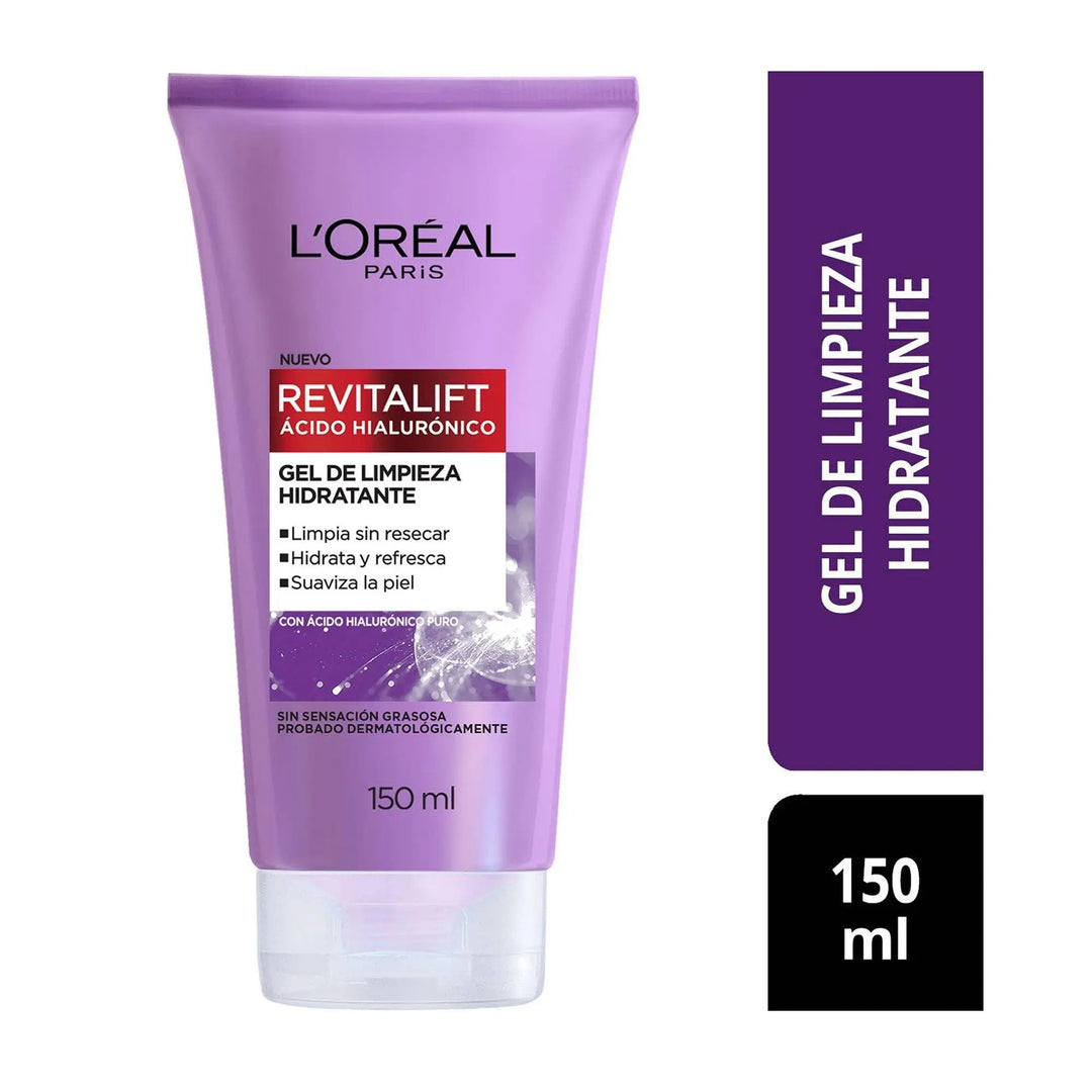 Loreal Revitalift Gel Limpiador Hidratante Ácido Hialurónico 100ml - Magic Mechas