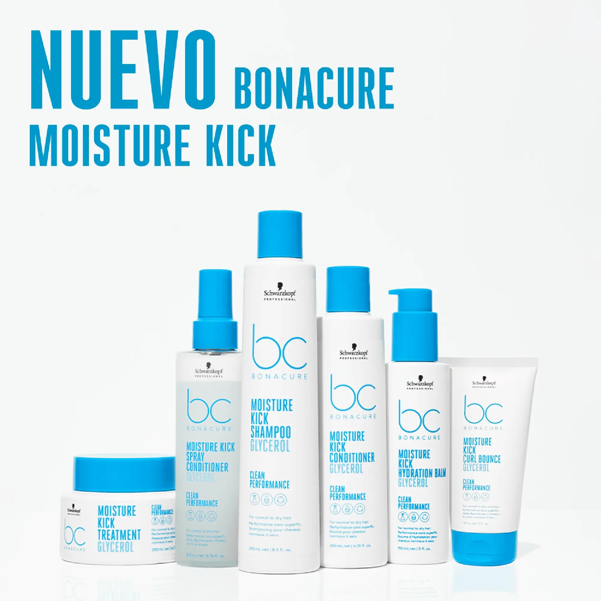 Kit 3 Bonacure Moisture Kick Shampoo + Mascarilla - Magic Mechas