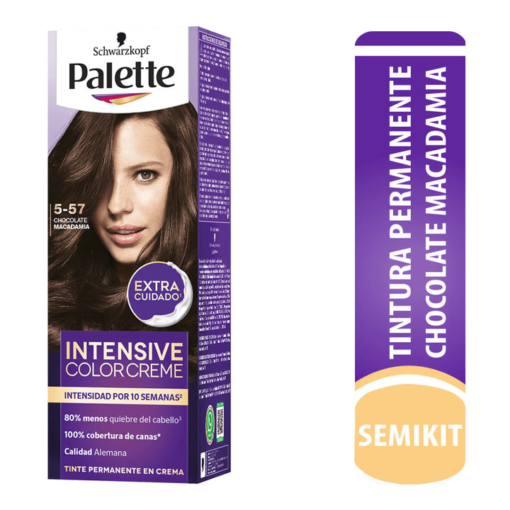 Palette Intensive Color Creme Permanente 5-57 Chocolate Macadamia - Magic Mechas