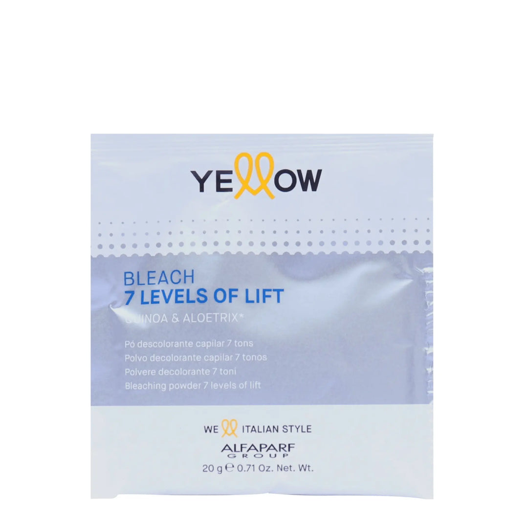 Yellow Bleach 7 Levels of Lift Polvo Decolorante Sachet 20g - Magic Mechas