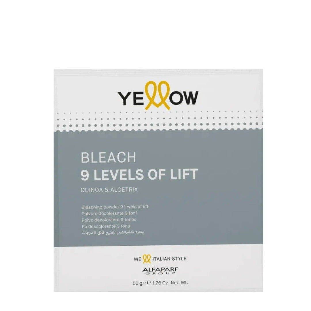 Yellow Bleach 9 Levels of Lift Polvo Decolorante Sachet 50g - Magic Mechas