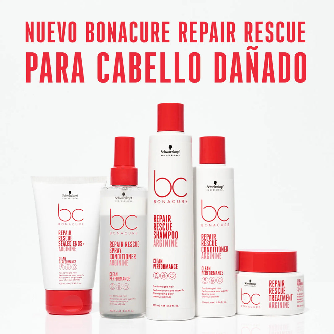 Kit 3 Bonacure Repair Rescue Shampoo + Mascarilla - Magic Mechas