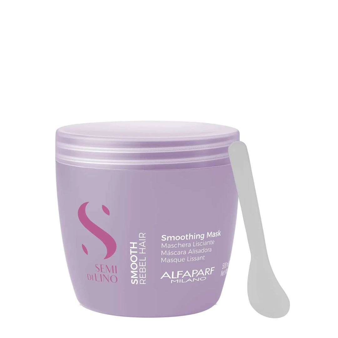 Alfaparf Semi Di Lino Smooth Rebel Hair Mascarilla Alisadora 500mL - Magic Mechas