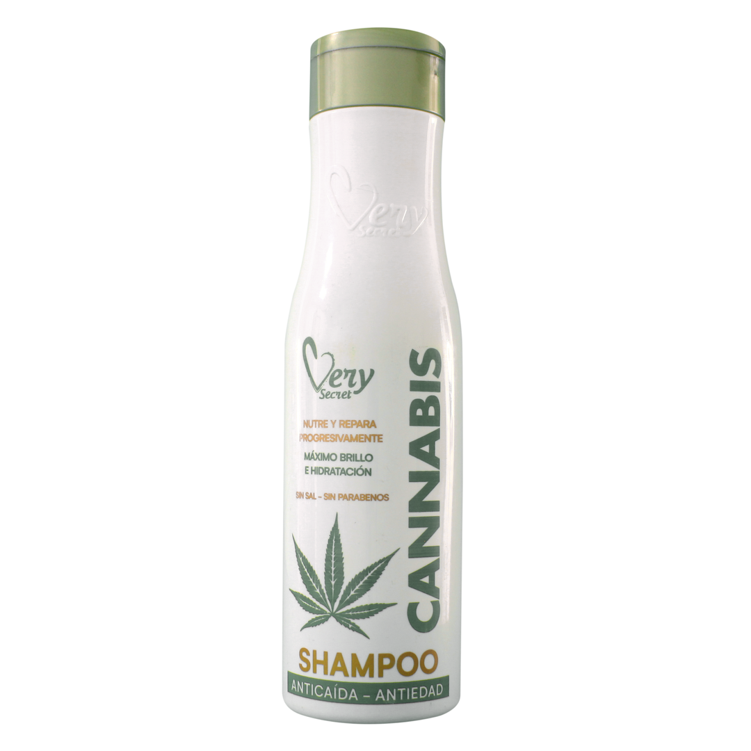 Very Secret Cannabis Shampoo Anticaída-Antiedad Sin Sal 500ml Very Secret
