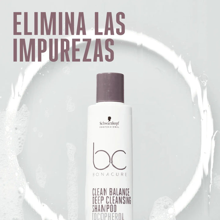 Kit 1 Bonacure Clean Balance Shampoo + Anti Pollution - Magic Mechas