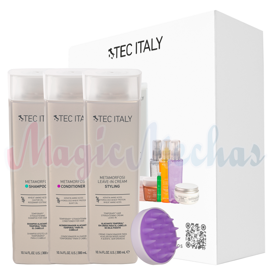 Kit Tec Italy Metamorfosi Shampoo + Metamorfosi Acondicionador + Metamorfosi Leave-In Cream Tec Italy