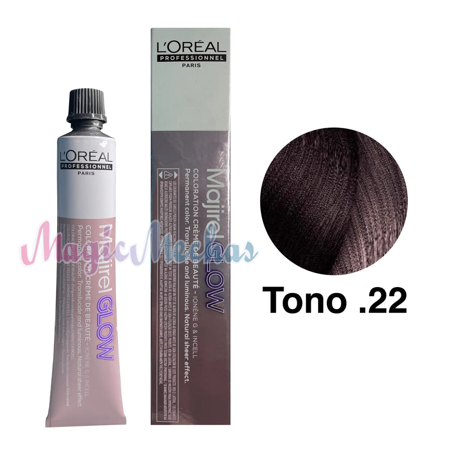 Tintes Majirel Tono .22 Glow Irisado Profundo 50mL - Magic Mechas