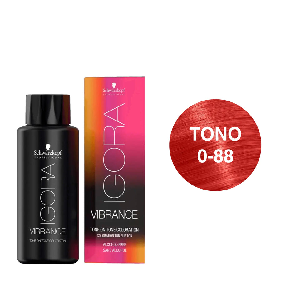 Igora Vibrance Tono 0-88 Concentrado Rojo 60mL - Magic Mechas