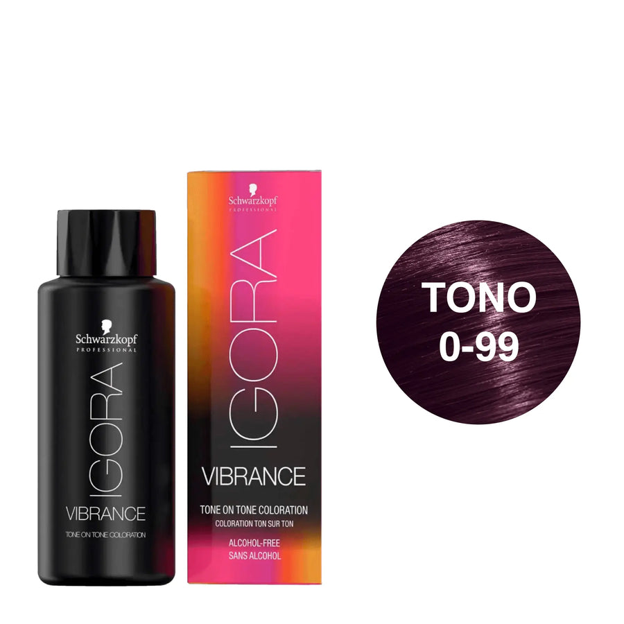 Igora Vibrance Tono 0-99 Concentrado Violeta 60mL - Magic Mechas