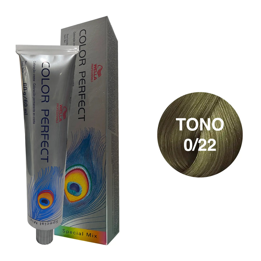 Tinte Wella Color Perfect Tono 0/22 60ml Wella