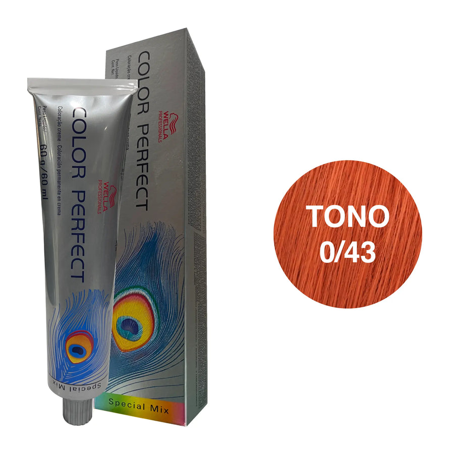 Tinte Wella Color Perfect Tono 0/43 60ml Wella