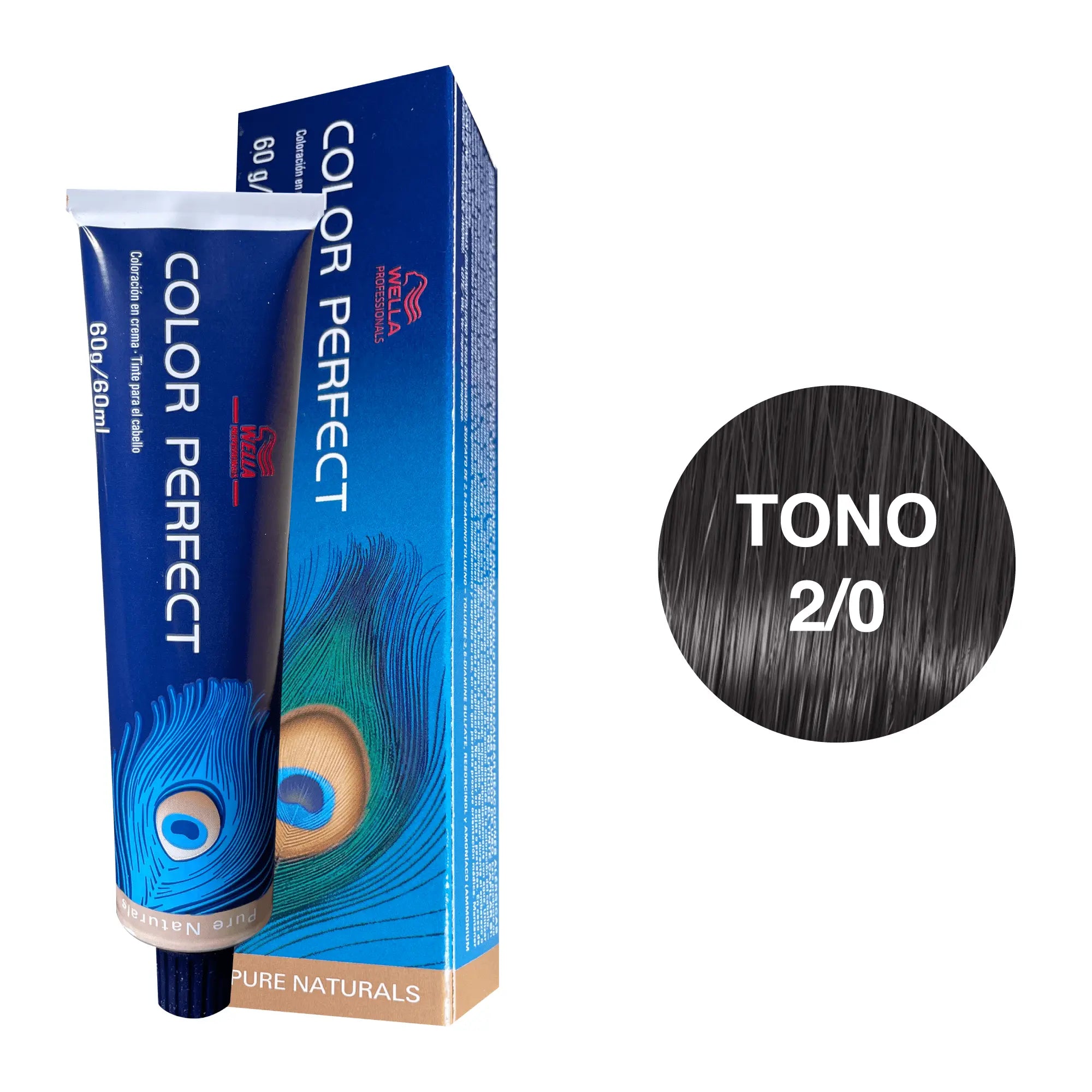 Tinte Wella Color Perfect Tono 2/0 60ml - Magic Mechas