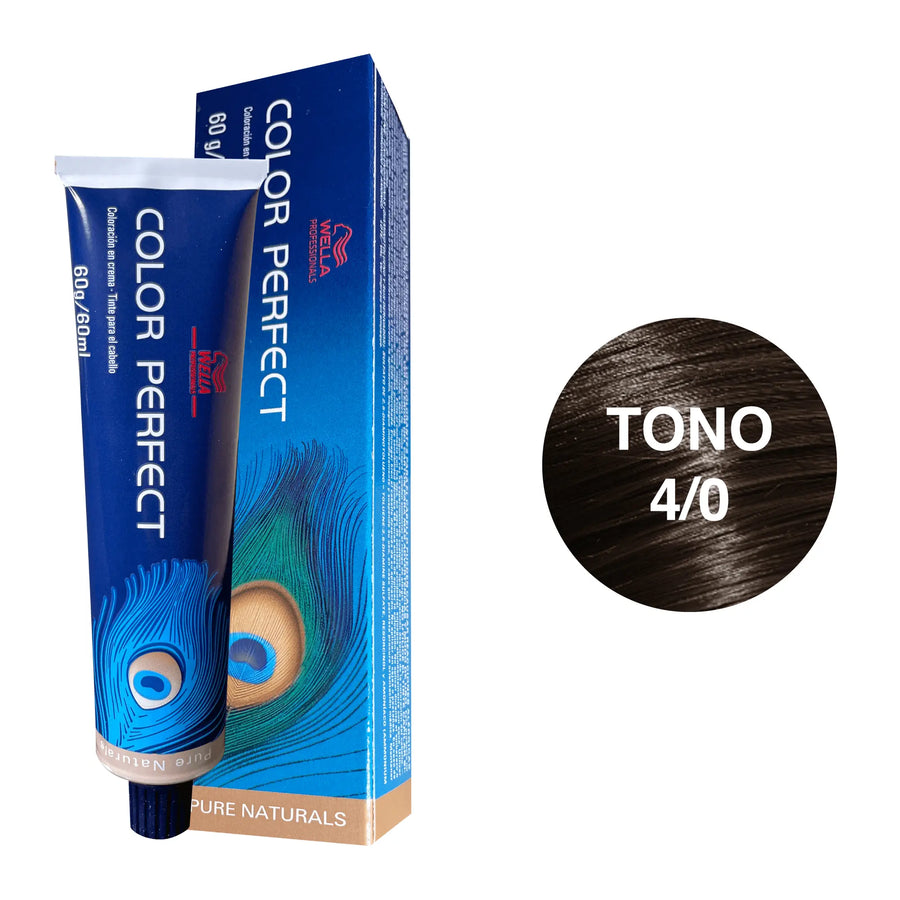 Tinte Wella Color Perfect Tono 4/0 60ml - Magic Mechas