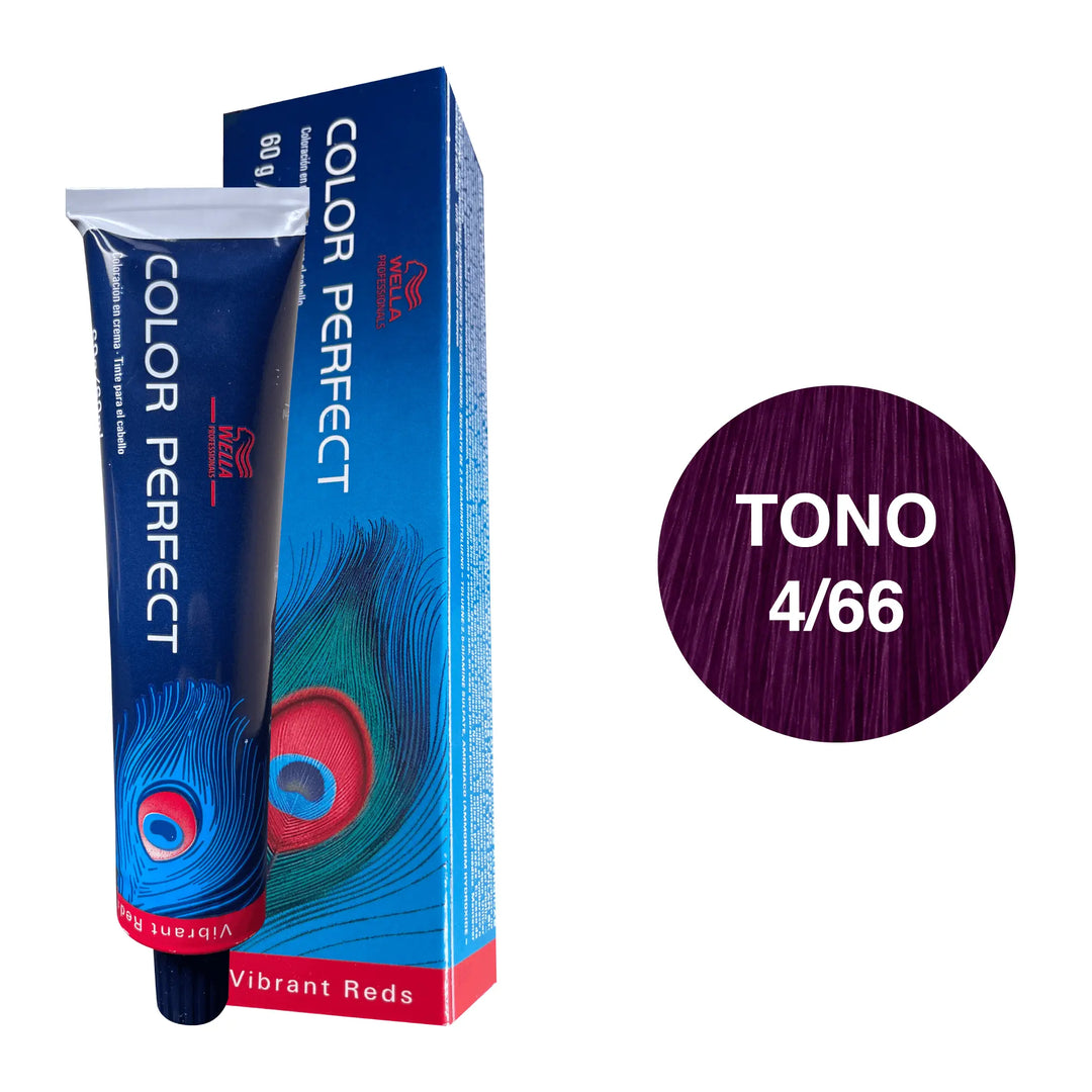 Tinte Wella Color Perfect Tono 4/66 60ml - Magic Mechas