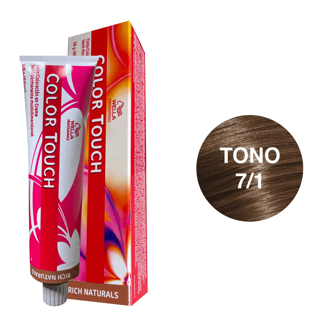 Tinte Wella Color Touch Tono 7/1 60ml - Magic Mechas