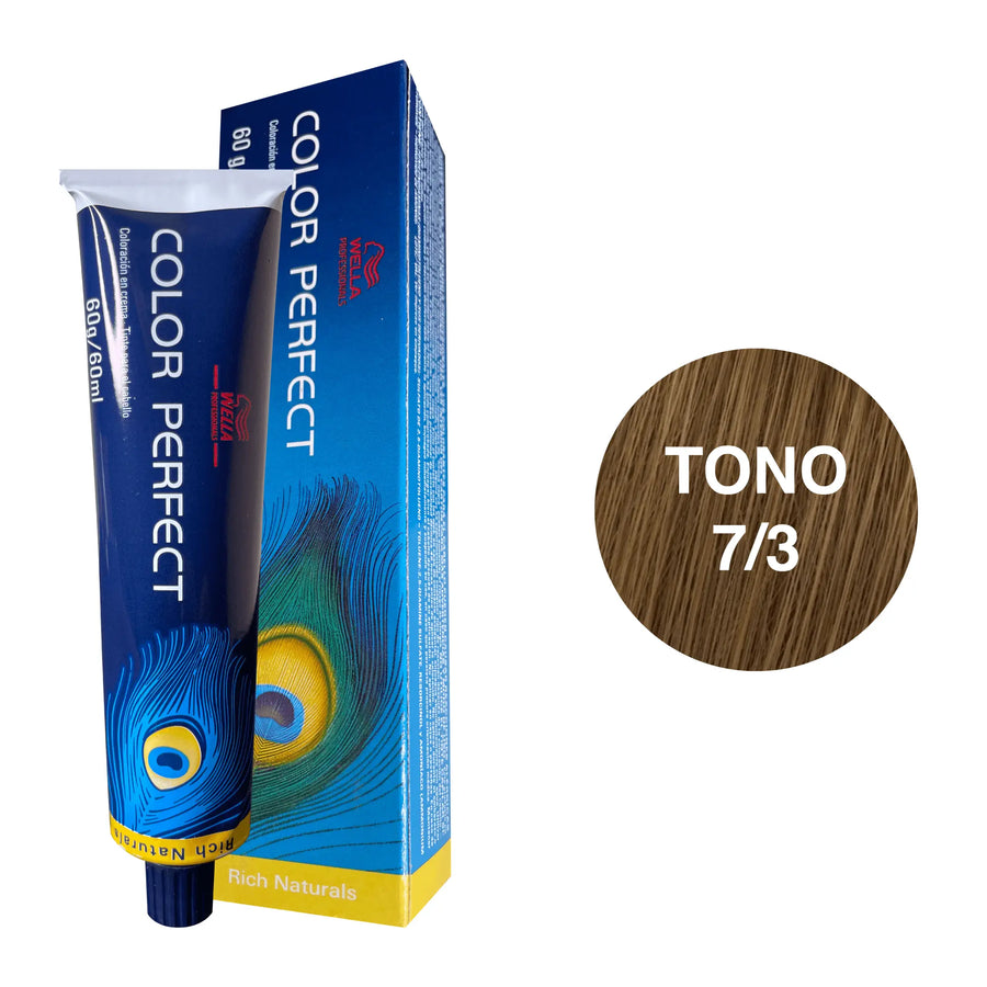 Tinte Wella Color Perfect Tono 7/3 60ml - Magic Mechas